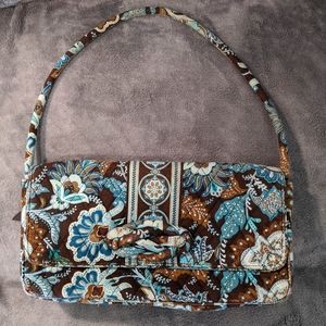 Vera Bradley Retired Java Blue Knot Just a Clutch